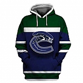 Canucks Blue All Stitched Hooded Sweatshirt,baseball caps,new era cap wholesale,wholesale hats